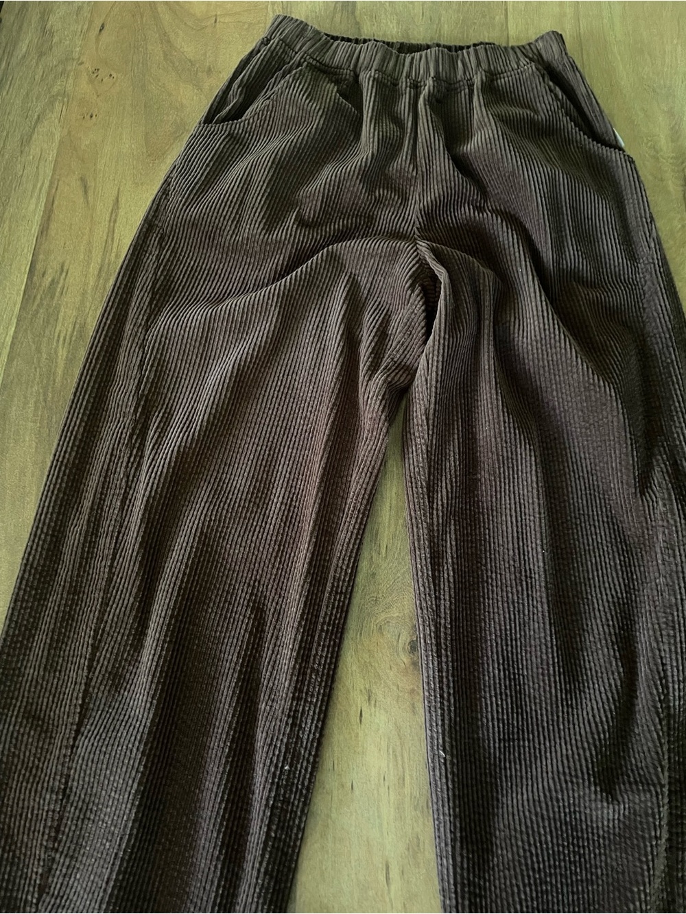 Le Bon Shoppe Corduroy Arc Pants Brown Medium